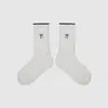 1746 calcetines infantiles al por mayor, calcetines de media caña bordados con lazo, estilo Miu girl, calcetines de algodón sin costuras con puños holgados para niñas