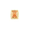 Celebridade Cyber Arte de Unhas Joias de Zircônia Super Brilho Gota d'Água Diamante Quadrado Cor Luz de Luxo Metal Armadura de Noiva Joia de Unha com Diamante Vazado