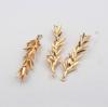 Acessórios de Joia Estilo Antigo Pingente de Galho de Salgueiro em Bronze Fundido Enfeite Pendente Material para Acessório de Cabelo de Noiva 11*45mm Joia Estilo Chinês