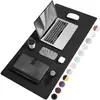 2025 Estilo Caliente Pad de Ratón de Cuero de Punto Pad Grande para Escritorio Impermeable Pad para Escribir de Oficina de Computadora Logo Imprimible