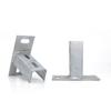 Base Fotovoltaica Suporte Triangular Base com Abertura para Furo, Conector sem Solda para Conexão de Painel Solar Base Fotovoltaica