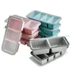 Contenedores de silicona transfronterizos para almacenamiento de alimentos, para uso doméstico, aptos para microondas, cajas para mantener la frescura, almacenamiento en refrigerador de cocina, contenedores de conservación herméticos