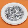 Plata Antigua Gris Perforada Luna Fría Galvanizada Agujero Recto Cuentas Sueltas Cuentas Checas DIY Cadena para Teléfono