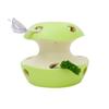 Juguete para Gatos Manzana Eléctrica Tapete de Juego Auto-Entretenido Plato Giratorio Inteligente para Gatos Recargable Rotación Automática Estimulador para Gatos Mariposa Oruga