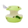 Juguete eléctrico para gatos al por mayor Disco de juego de manzana autoentretenido Plato giratorio inteligente para gatos Recargable Palo teaser giratorio automático Mariposa