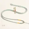 Cordón para Colgante de Jade al por Mayor del Fabricante, Cordón Enrollado a Mano DIY Hebilla de Seguridad de Jade Hetian, Cordón de Collar Ajustable