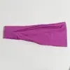 Faixa de Cabeça de Tricô Lisa Absorvente de Suor Esportiva Larga Elástica Faixa de Cabelo Acessórios de Cabelo para Yoga Lavar o Rosto Maquiagem Lenço de Cabeça para Mulheres
