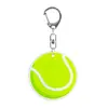 Llavero Colgante de Acrílico de Pelota Deportiva Fútbol Baloncesto Béisbol Voleibol Tenis Joyería de Llavero de Acrílico