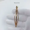Pasador de metal básico estilo coreano para DIY hecho a mano con bandeja clip para flequillo accesorios para el cabello