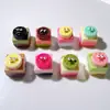 Accesorios de Resina Accesorios DIY Juguetes de Comida Materiales Hechos a Mano Pegamento de Crema Accesorios para el Cabello de Niños Colgantes Pequeños Galleta Mousse Pastel