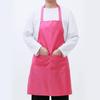 Avental Liso Roupas de Trabalho Personalizadas Avental Resistente a Manchas Uniforme de Inverno para Adultos Avental de Cozinha Impermeável e à Prova de Óleo Personalizado