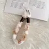 Lanyard de Peluche Color Dopamina Llavero de Cámara Correa de Muñeca Anti-Pérdida Cuerda para Bolsa Lanyard Corto Tejido Estilo Invierno