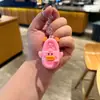 Chaveiro Chinelo Tubarão Criativo de Desenho Animado, Pingente Fofo para Mochila de Estudante, Presente para Casal, Chaveiro de Carro