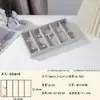 Flanela Joyería Caja de Almacenamiento para Joyería Collar Pulsera Anillo Pendientes Bandeja de Almacenamiento de Escritorio Cajón