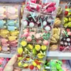Lindos Clips para el Cabello de Frutas Peladas a la Mitad: Granada, Mangostán, Durazno, Durian, Toronja, Pasadores Laterales Divertidos para Niñas