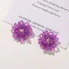 Brincos de Flores de Miçangas Margarida Flor Colorida Doce Chamativa para DIY Artesanal Acessórios de Flor para Brincos Bolsas Sapatos