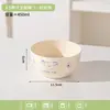 Cuencos y platos de cerámica de diseño sencillo, platos de alta estética, cuencos de arroz con oso de dibujos animados, platos de cena, regalo de cumpleaños para niños
