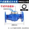 Medidor de Água com Palhetas Rotativas de Pequeno Diâmetro com Flange DN32 Mecânico Digital LXS-25E Para Casa e Indústria Medidor de Água com Flange de 2 Dimensões