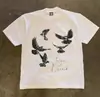 Talla Europea Transfronteriza Marca Contemporánea Verano 2026 Nuevo Cuello Redondo Manga Corta Holgada Camiseta Top Artístico para Hombre