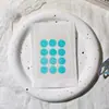 Atacado em estoque de fabricante transfronteiriço de 12 peças de adesivos redondos a laser para acne, adesivos de hidrogel de PE pele artificial fofa para acne