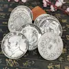 Fornecer 8,8 cm Dólar de Prata grande dólar de prata Dragão Duplo cabeça grande Guangxu Tongbao antigo fazer velho cobre branco dólar de prata atacado