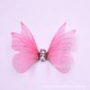 Alas de mariposa de tul tridimensional de doble capa de 3 cm, hechas a mano, accesorios de joyería para manualidades, material de belleza para uñas y rostro.