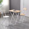Silla Plegable Personalizada con Respaldo en Múltiples Colores para Tiendas de Té de Leche y Cafeterías, Silla de Comedor para Uso Doméstico, Silla de Ocio de Respaldo Alto para Sala de Estudio