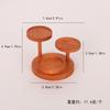 Casa de Muñecas Simulación Mini Bandeja de Tres Pisos Estante Decorativo para Comida y Juego Modelo de Adorno de Postre de Frutas Decoración de Comida en Miniatura