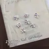 Cadena de Amor de Venta Caliente Transfronteriza Moño Rhinestones para Uñas Plateados Morados Rhinestones Rosa Girly Accesorios de Arte de Uñas con Rhinestones Venta al por Mayor