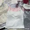 Camisola de Modal com Bojos de Látex Integrados, Lindo Design nas Costas, Top Sem Alças, Camada Base de Comprimento Médio, Top Valorizador para Usar por Baixo