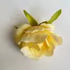Cabeza de Flor de Rosa Artificial Accesorio para el Cabello Hanfu Flor Artificial Rosa Flor de Seda Pasador de Pelo Brote de Flor Pequeño Decoración de Caja Flor