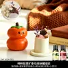 Persimmon Macio e Fofo para Interior Longa Duração Uso Doméstico Cristal de Alta Qualidade Pedra para Aromaterapia com Óleo Essencial Ornamento para Quarto de Meninas Sala de Estar