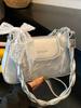 Moda Verano 2025 Bolso de Axila para Mujer Nuevo Bolso Cuadrado Pequeño de Moda Nicho Cadena de Alto Valor Bolso de Hombro