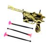 Dragão Dourado de Cinco Garras Mauser C96 Arma de Ventosa Arma de Dardos de Espuma Arma de Ventosa Metal Dragão Dourado Modelo de Arma de Brinquedo