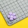 Cor Vibrante Flor de Cinco Pétalas Flor Carimbada Grampo de Cabelo Elástico de Cabelo Prendedor de Cabelo Cola Cremosa DIY Capa de Celular Acessórios de Resina