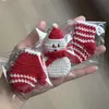 2026 Amazon Transfronterizo Nuevo Modelo Crochet Hecho a Mano Puro Lindo Fresco Colgante Llavero Lazo Venta al por Mayor
