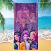 Fornecimento Exclusivo Transfronteiriço de Toalhas de Praia para o Grupo Huntress Girls, Dropshipping Temu e Shein, Toalhas de Banho de Praia para Uso Externo no Verão, Toalhas Esportivas