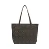 Bolso Tote de Hombro Único, Estilo Nuevo con Textura Estampada, Gran Capacidad, Casual de Estilo Coreano para el Trabajo