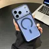 Adecuado para funda de teléfono Apple 18 Pro Max, funda magnética con airbag anticaída y antideslizante para iPhone 17 Pro con alta transparencia