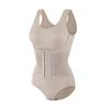 Ropa interior moldeadora de una pieza transfronteriza, doble capa, control de abdomen, estilo triángulo, abotonada, entrepierna abierta, levantamiento de cadera, moldeador de cintura, corsé, pantalones moldeadores de glúteos para mujer