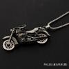 Collar de acero de titanio hip hop nicho cruz cadena de suéter de motocicleta Harley joyería unisex al por mayor