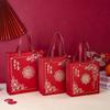 Caixa de Doces para Casamento Estilo Chinês, Caixa de Presente Especial para Casamentos e Noivados, Caixa Gaveta com Folha de Ouro e Borlas, Caixa Vazia para Lembrancinhas