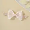 Faixa de Cabelo Respirável Fina de Verão Estilo Novo Exquisito Japonês e Coreano para Bebês e Crianças Pequenas, Faixa de Cabelo Fina com Laço de Renda Macia para Bebês