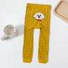 Meias infantis primavera e outono bebê leggings desenho animado PP coreano torção leggings meia-calça infantil uma geração de cabelo