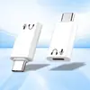 Adaptador Recto de Plástico Adecuado para Apple Lightning Hembra a Tipo-C Macho Convertidor de Auriculares Digitales