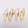 Pulsera de Acero de Titanio con Forma de Animal Serpiente, Diseño de Lujo Ligero, Estilo Abierto de Resorte, Pulsera Elegante, Accesorio Versátil del Zodiaco Año de la Serpiente