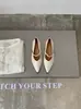 2026 Nuevos Zapatos Mary Jane de Otoño con Punta Fina, Hebilla Metálica y Aumento Interno de Altura para el Trayecto Diario, Zapatos Retro para Mujer