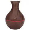 Fábrica de origen veta de madera humidificador de aceite esencial de aromaterapia dormitorio hotel hogar niebla pequeño jarrón humidificador