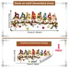 Adesivos de Natal para janelas transfronteiriços com vários designs de galhos e pássaros, adequados para decorar vitrines de lojas, portas de vidro e casas.; Adesivos de janela eletrostáticos