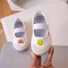 Tênis de Lona Infantil para Meninos e Meninas, Sapatos de Sala de Aula para Jardim de Infância, Sapatos Brancos, Primavera e Verão, Antiderrapante, Sola Macia, Sapatos de Tecido para Dança, Performance